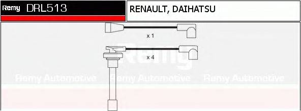 Комплект дротів запалення DELCO REMY DRL513