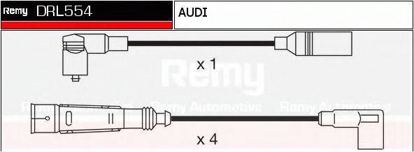 DELCO REMY DRL554 Комплект дротів запалення