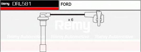 DELCO REMY DRL581 Комплект дротів запалення