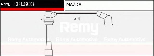DELCO REMY DRL603 Комплект дротів запалення