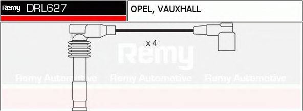DELCO REMY DRL627 Комплект дротів запалення