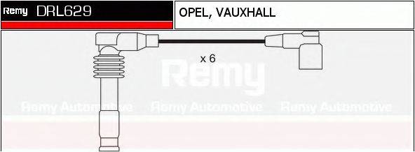 DELCO REMY DRL629 Комплект дротів запалення