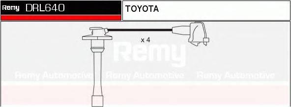 DELCO REMY DRL640 Комплект дротів запалення