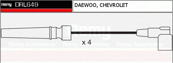 DELCO REMY DRL649 Комплект проводов зажигания