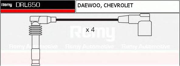 DELCO REMY DRL650 Комплект дротів запалення