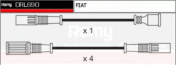 DELCO REMY DRL690 Комплект проводов зажигания