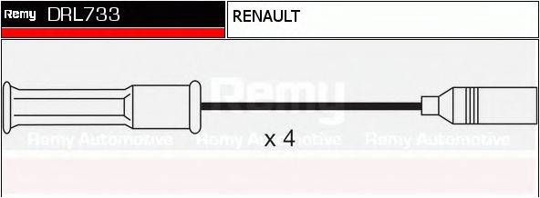 DELCO REMY DRL733 Комплект проводов зажигания