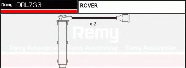 Комплект дротів запалення DELCO REMY DRL736