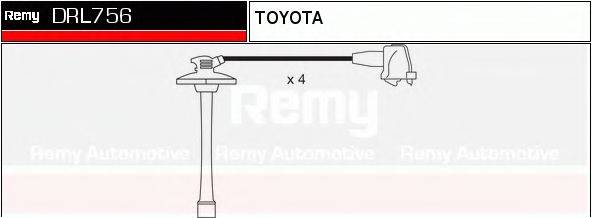 DELCO REMY DRL756 Комплект дротів запалення