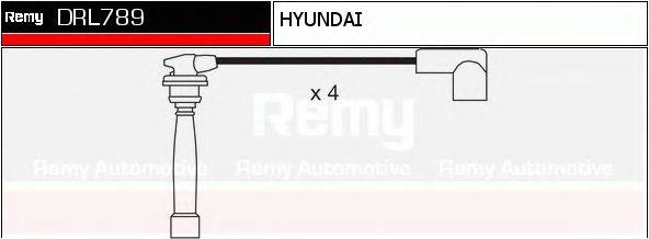 Комплект проводов зажигания DELCO REMY DRL789