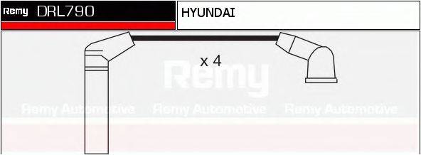 DELCO REMY DRL790 Комплект дротів запалення