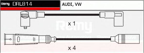 Комплект дротів запалення DELCO REMY DRL814