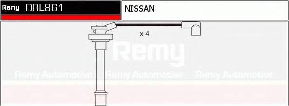 DELCO REMY DRL861 Комплект проводов зажигания