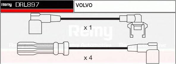 DELCO REMY DRL897 Комплект проводов зажигания