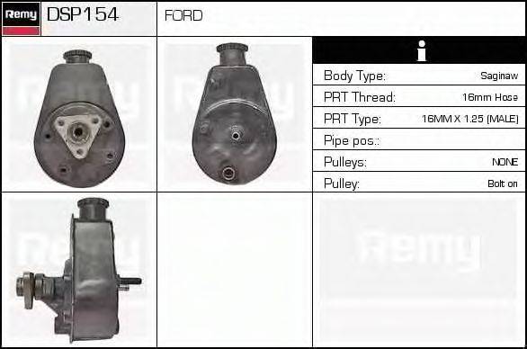 DELCO REMY DSP154 Гидравлический насос, рулевое управление