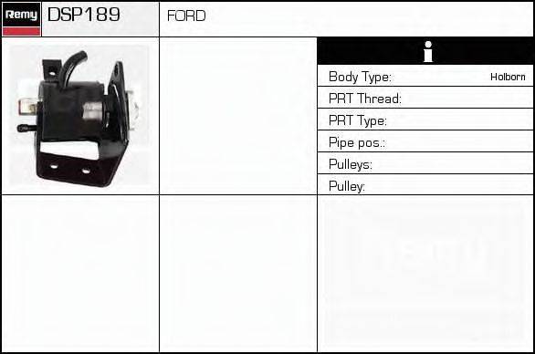 Гидравлический насос, рулевое управление DELCO REMY DSP189