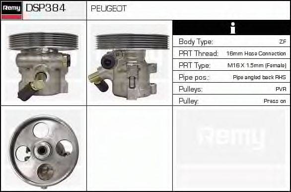 DELCO REMY DSP384 Гидравлический насос, рулевое управление