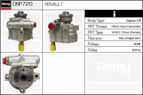 DELCO REMY DSP720 Гидравлический насос, рулевое управление