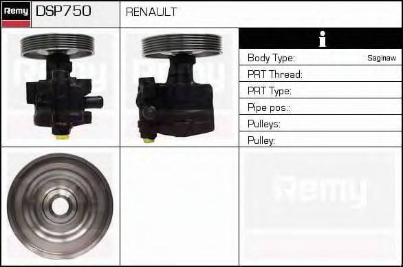 Гидравлический насос, рулевое управление DELCO REMY DSP750