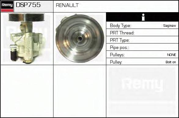 DELCO REMY DSP755 Гидравлический насос, рулевое управление