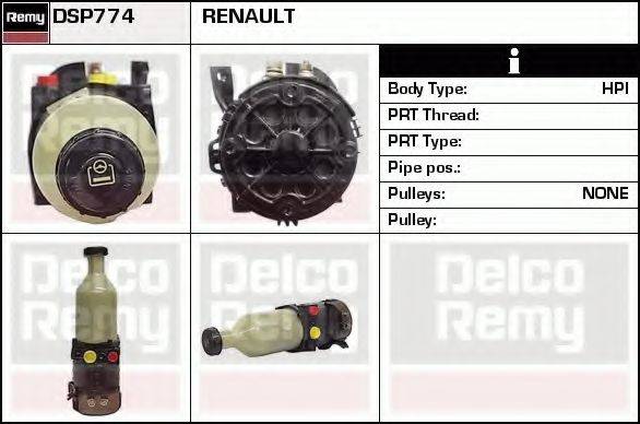 DELCO REMY DSP774 Гидравлический насос, рулевое управление