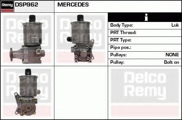 DELCO REMY DSP962 Гидравлический насос, рулевое управление