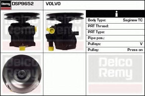 DELCO REMY DSP9652 Гидравлический насос, рулевое управление