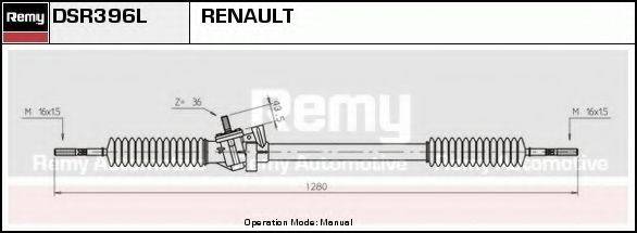 DELCO REMY DSR396L Рульовий механізм