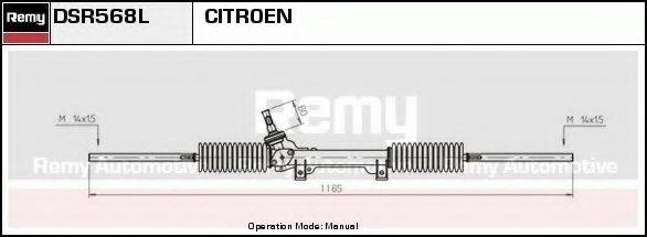 DELCO REMY DSR568L Рулевой механизм