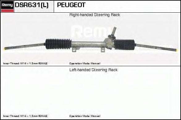 DELCO REMY DSR631L Рульовий механізм