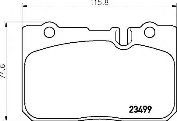 Комплект тормозных колодок, дисковый тормоз PAGID T1689