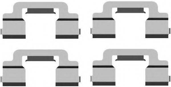 Комплектующие, колодки дискового тормоза PAGID K0176