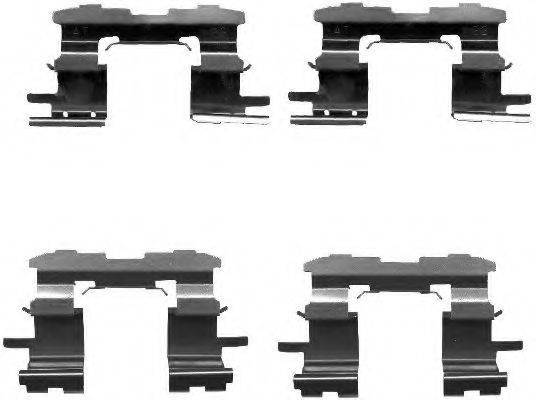 Комплектующие, колодки дискового тормоза PAGID K0153