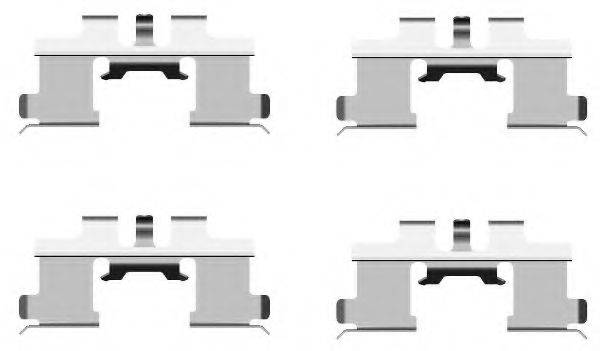 Комплектующие, колодки дискового тормоза PAGID K0168