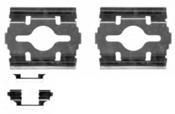 PAGID K0234 Комплектующие, колодки дискового тормоза