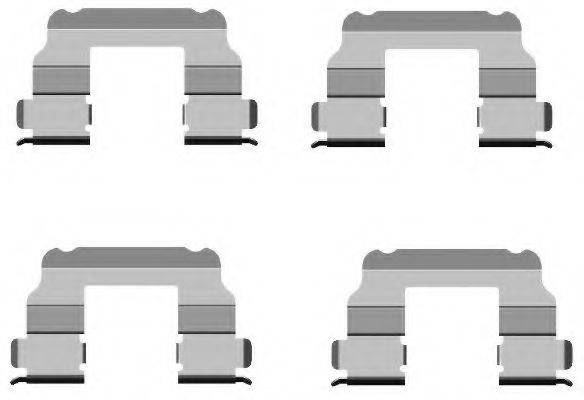 Комплектующие, колодки дискового тормоза PAGID K0436