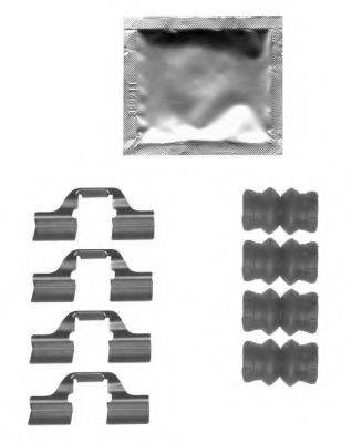 PAGID K0473 Комплектуючі, колодки дискового гальма