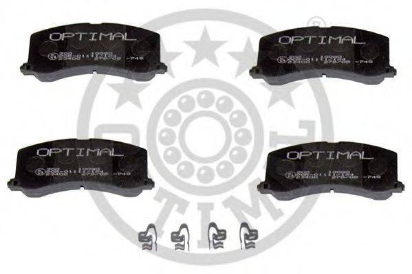 OPTIMAL 10080 Комплект тормозных колодок, дисковый тормоз