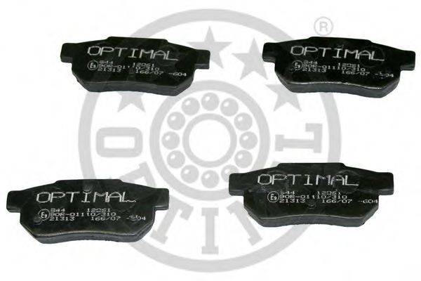 OPTIMAL 12061 Комплект тормозных колодок, дисковый тормоз