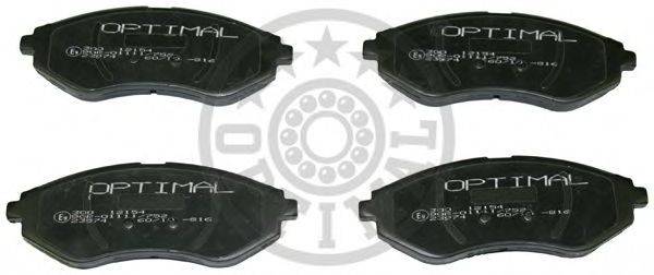 OPTIMAL 12154 Комплект тормозных колодок, дисковый тормоз