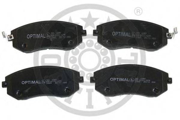 Комплект тормозных колодок, дисковый тормоз OPTIMAL 12357