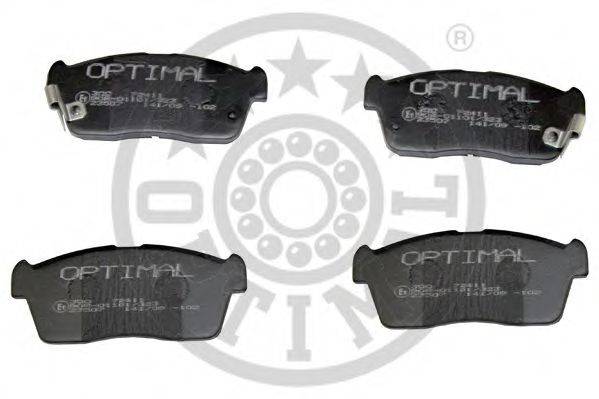 OPTIMAL 72411 Комплект тормозных колодок, дисковый тормоз