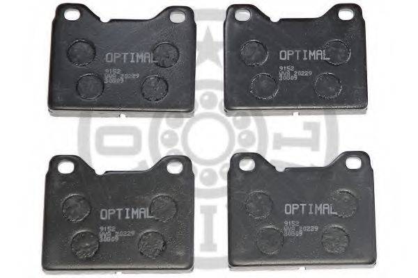 OPTIMAL 9152 Комплект тормозных колодок, дисковый тормоз
