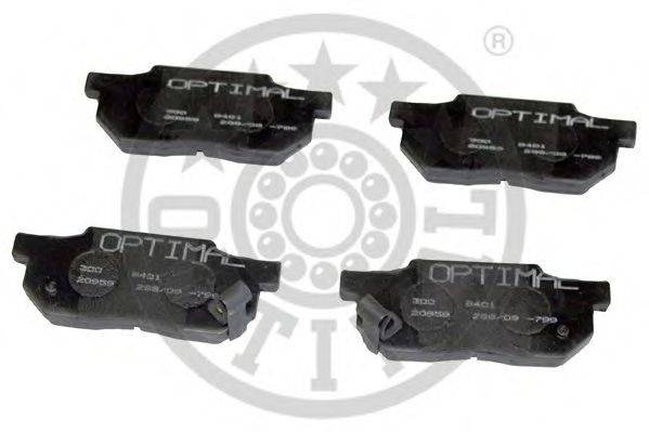 OPTIMAL 9401 Комплект тормозных колодок, дисковый тормоз