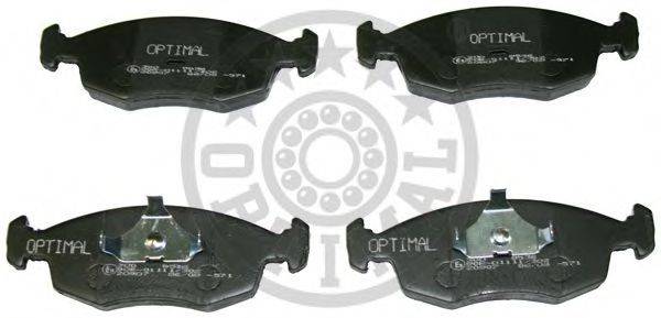 Комплект гальмівних колодок, дискове гальмо OPTIMAL 9536