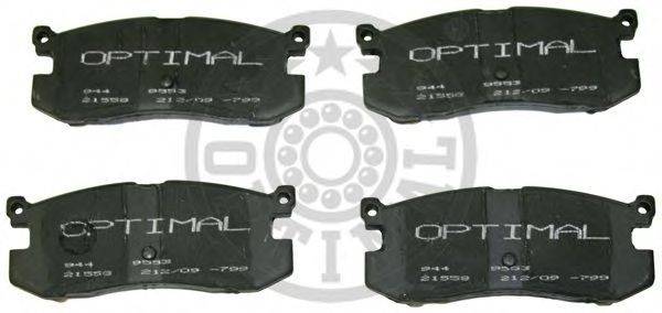 OPTIMAL 9553 Комплект тормозных колодок, дисковый тормоз