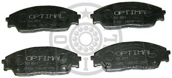 OPTIMAL 9571 Комплект тормозных колодок, дисковый тормоз