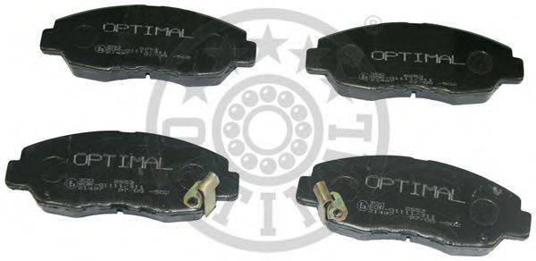 OPTIMAL 9653 Комплект тормозных колодок, дисковый тормоз
