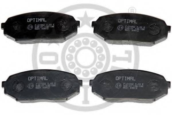OPTIMAL 9681 Комплект тормозных колодок, дисковый тормоз