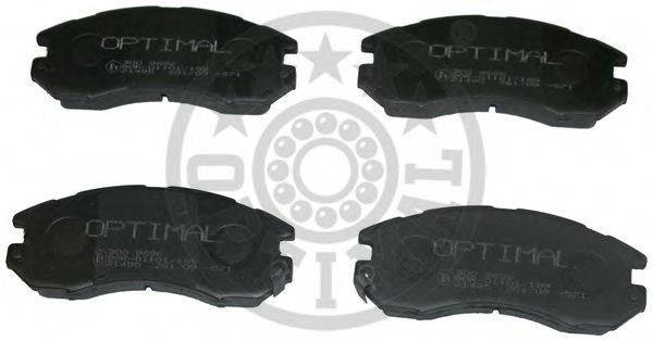 Комплект тормозных колодок, дисковый тормоз OPTIMAL 9686